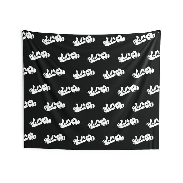 Lao Hand Sign All-Over Indoor Wall Tapestries