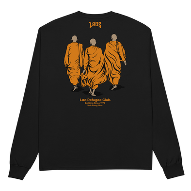 Monk March Lao Refugee Club Men's Champion Long Sleeve Shirt