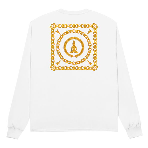 Gold Chain Buddha Champion Long Sleeve Shirt