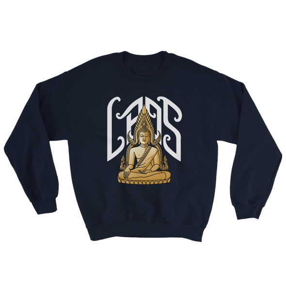 Laos Script Golden Buddha Sweatshirt