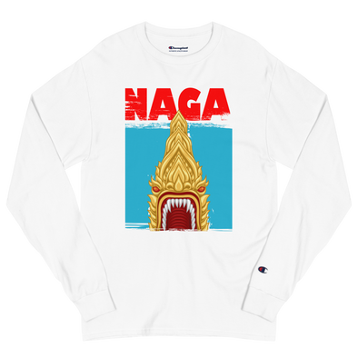 Naga Jaws Men's Champion Long Sleeve Shirt