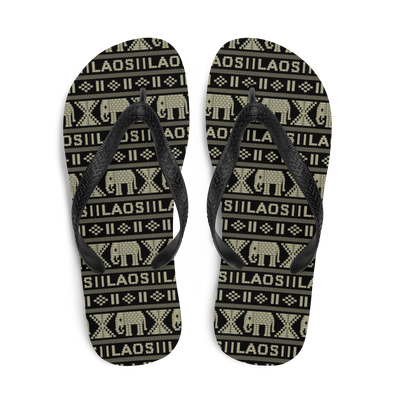 Elephant All-Over Flip-Flops