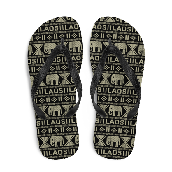 Elephant All-Over Flip-Flops