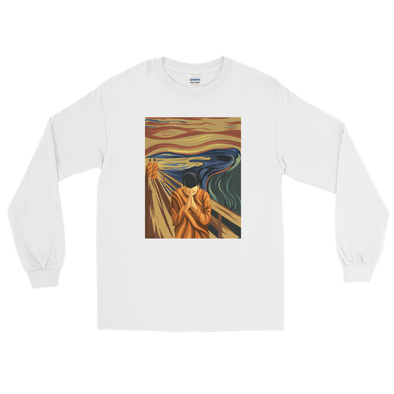 Monk Pray Paint Men’s Long Sleeve Shirt