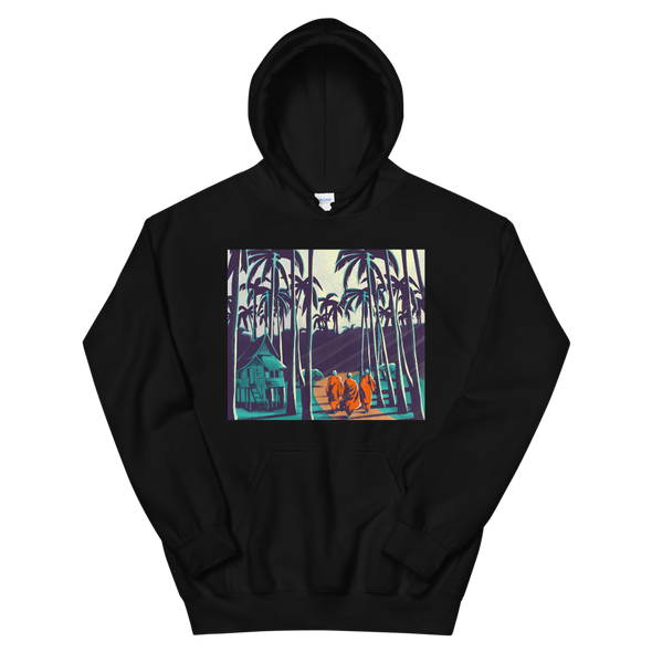 Monk March Palm Trees Hoodie