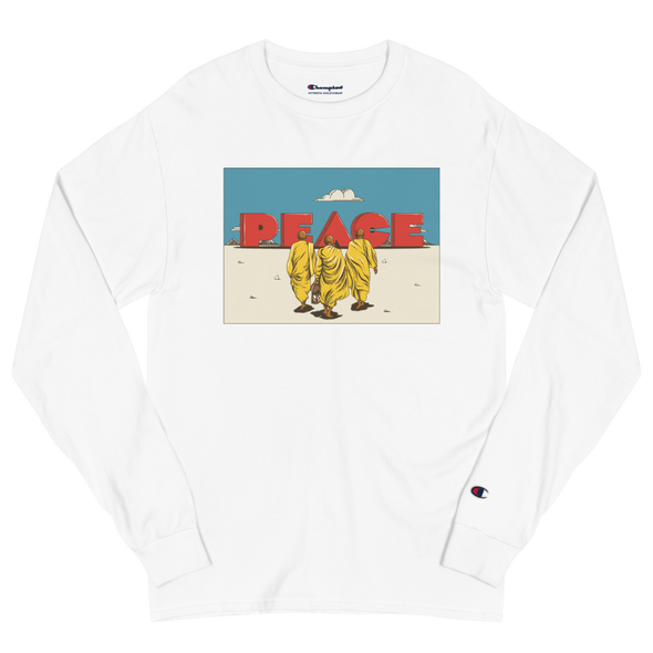 Monk March for Peace Champion Long Sleeve Shirt