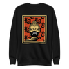 Buddha Head Fleece Pullover Sweatshirt