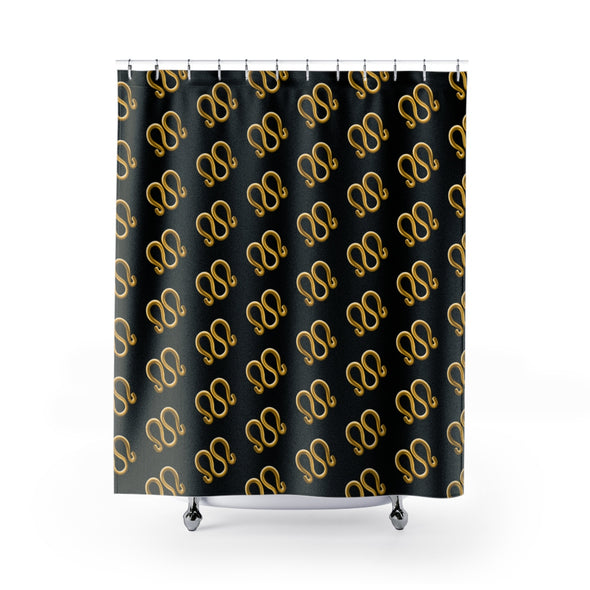 24K 3 Ring Shower Curtains