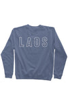 Laos Outline Pigment Dyed Sweatshirts