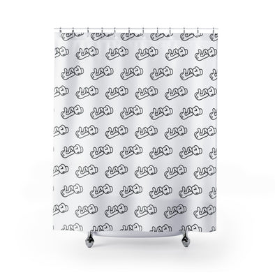 Lao Hand Sign Shower Curtains