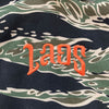 Laos Script Embroidered Logo Tiger Camo Hoodie