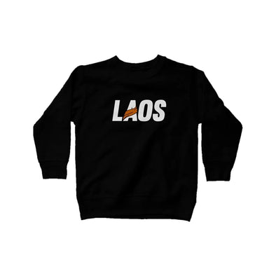 Laos Sash Embroidered Logo Kids Sweatshirt (2-7 yrs)