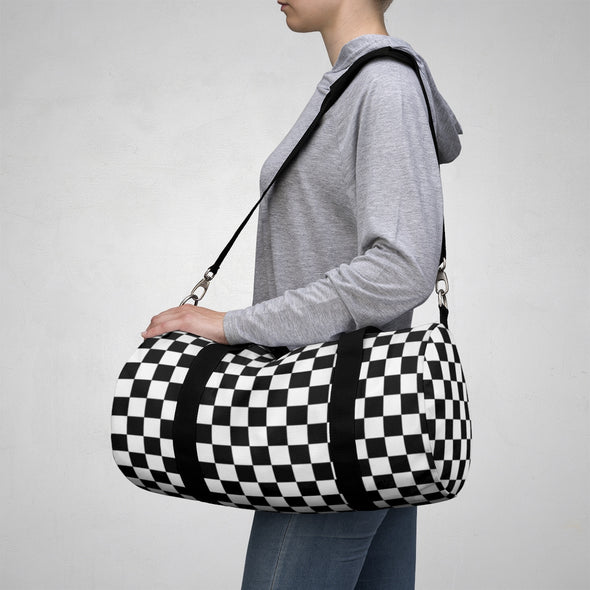 Checker Duffle Bag