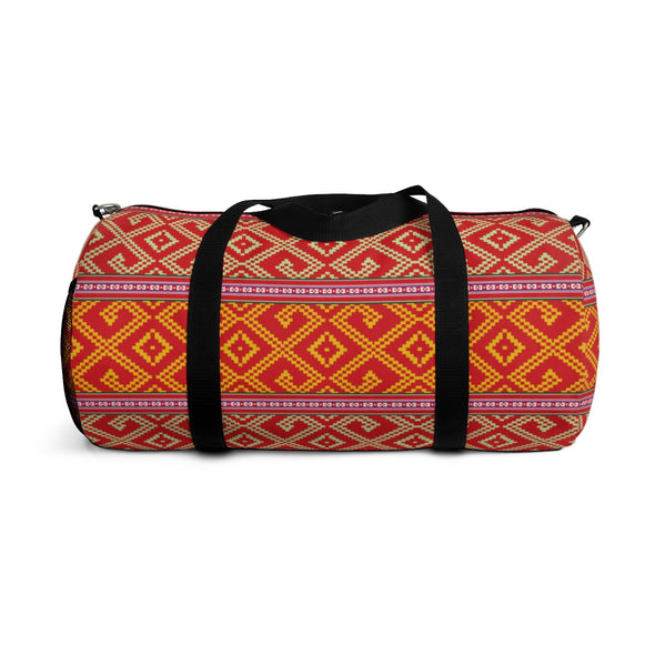 Lao Pillow Case Pattern Duffle Bag