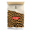 Ehanee Cheetah Microfiber Duvet Cover