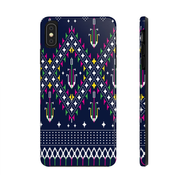 Lao Navy Traditional Textile Case Mate Tough Phone Cases