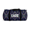 Lao Navy Traditional Textile Duffle Bag