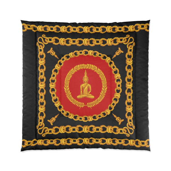 Golden Buddha Chain Comforter