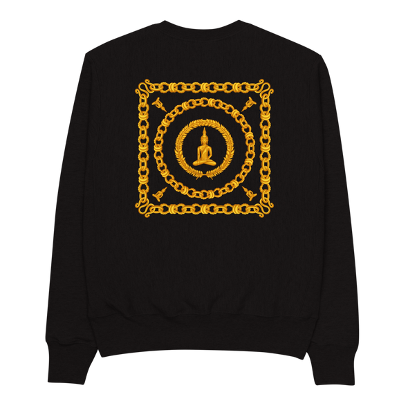 Gold Chain Buddha Champion Sweatshirt