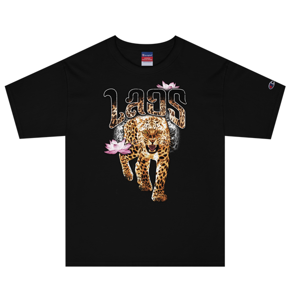Leopard Lotus Champion T-Shirt