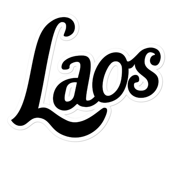 Laos Script 3 Bubble-free stickers