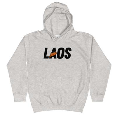 LAOS Sash Logo Kids Hoodie