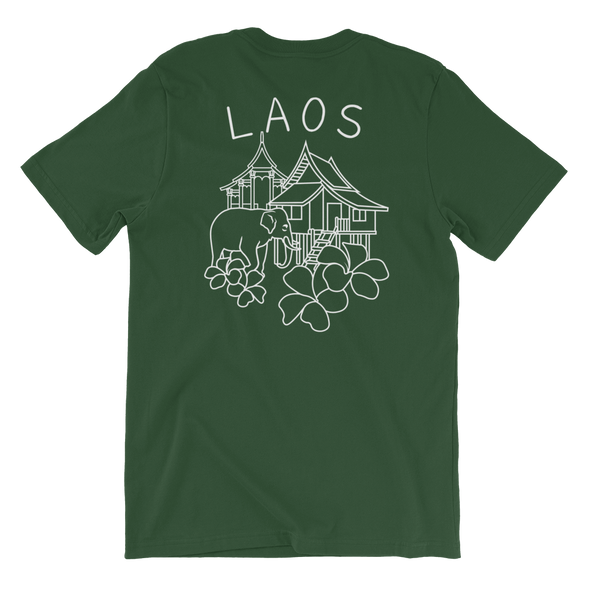 Lao Culture Line Art T-Shirt