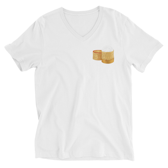 Sticky Rice V-Neck T-Shirt