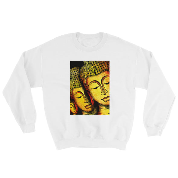 Buddha Print Crewneck Sweatshirt