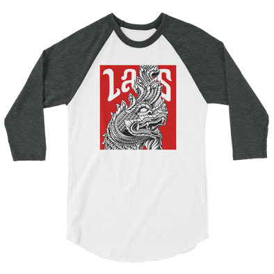 Payanak Naga Head 3/4 sleeve raglan shirt