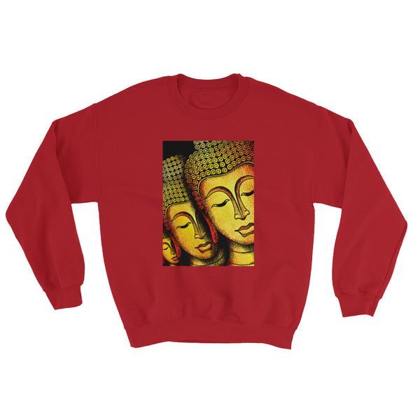 Buddha Print Crewneck Sweatshirt