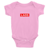 Laos Box Logo Infant Bodysuit