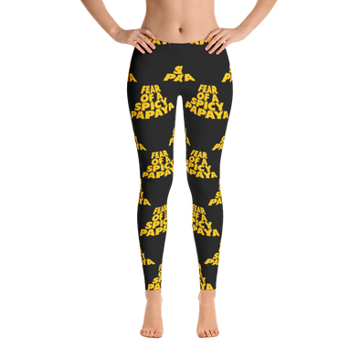 Fear Of A Spicy Papaya All-Over Print Women's Leggings