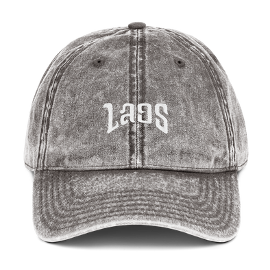 LAOS Script Vintage Cotton Twill Dad Hat