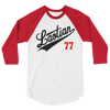 Major Laos League 1977 3/4 sleeve raglan shirt