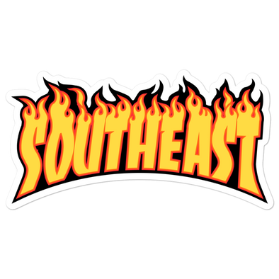 Southeast Flames Bubble-free stickers