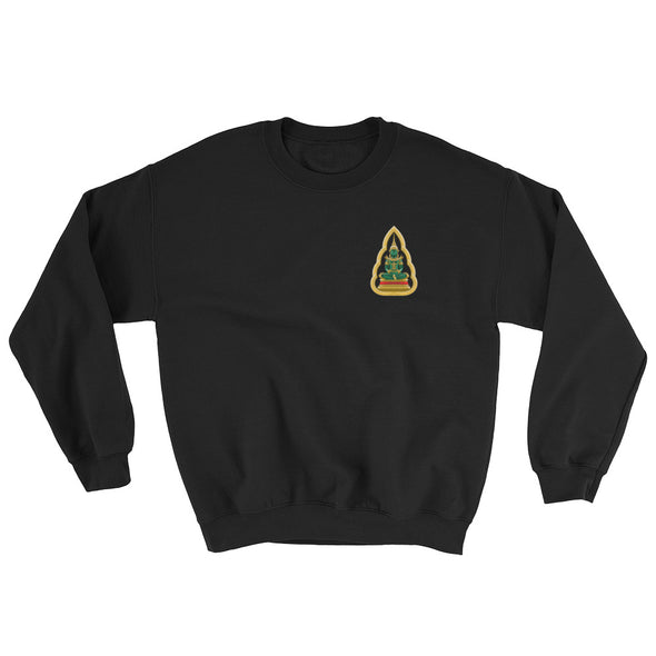 Emerald Buddha Pocket Crew Sweatshirt