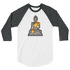 That Luang Buddha 3/4 sleeve raglan shirt