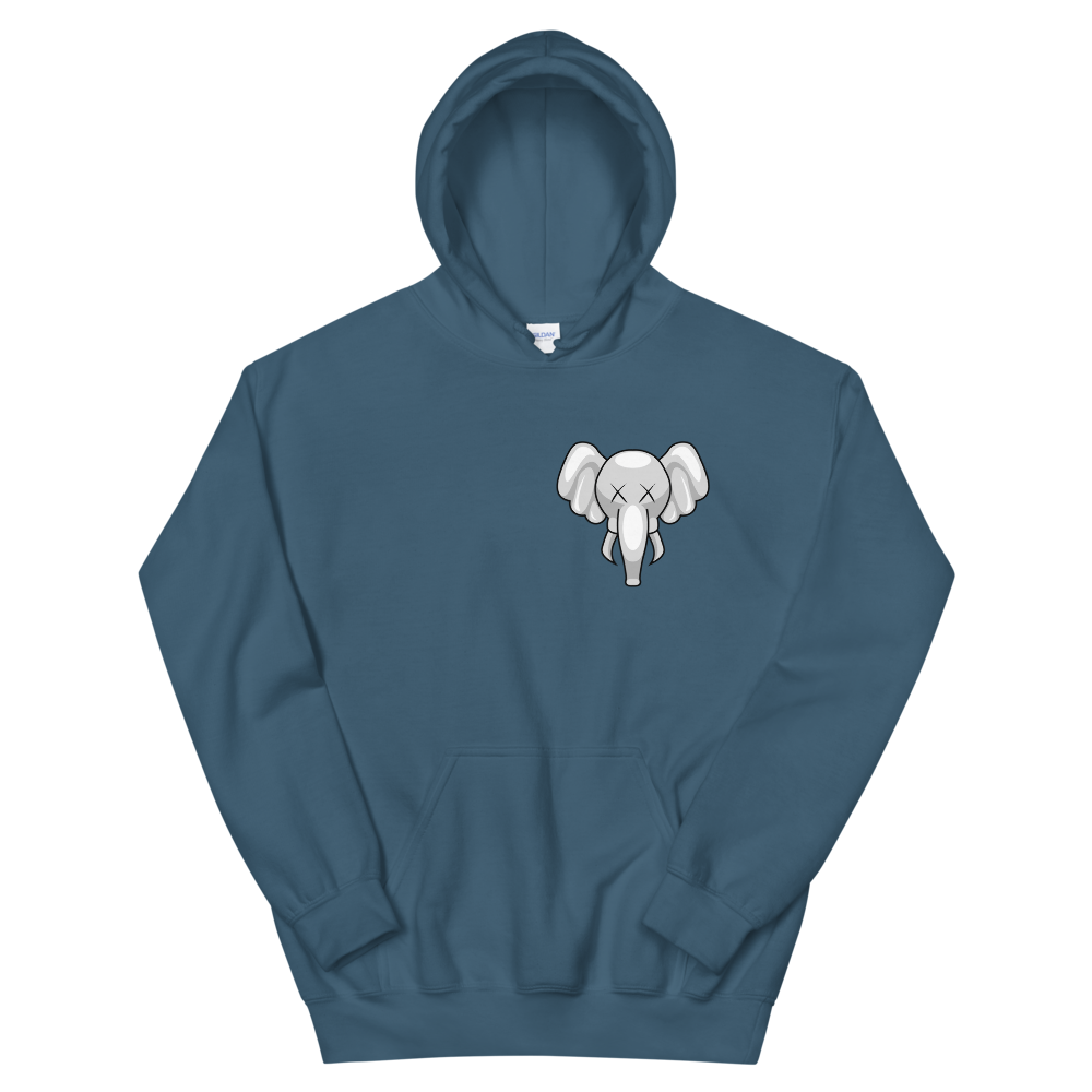 Xang Kaws Hoodie Indigo Blue S