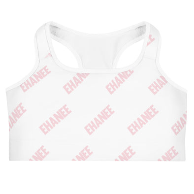 EHANEE All-Over White Sports bra