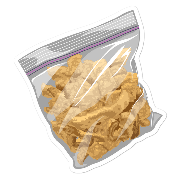 Pork Rind Bubble-free stickers