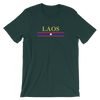 Laos Flag Stripes T-Shirt