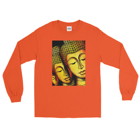 Buddha Print Long Sleeve T-Shirt