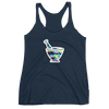 Kok and Sak Teal Camo Women's Racerback Tank