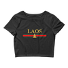 Laos Buddha Stripes Women’s Crop Tee