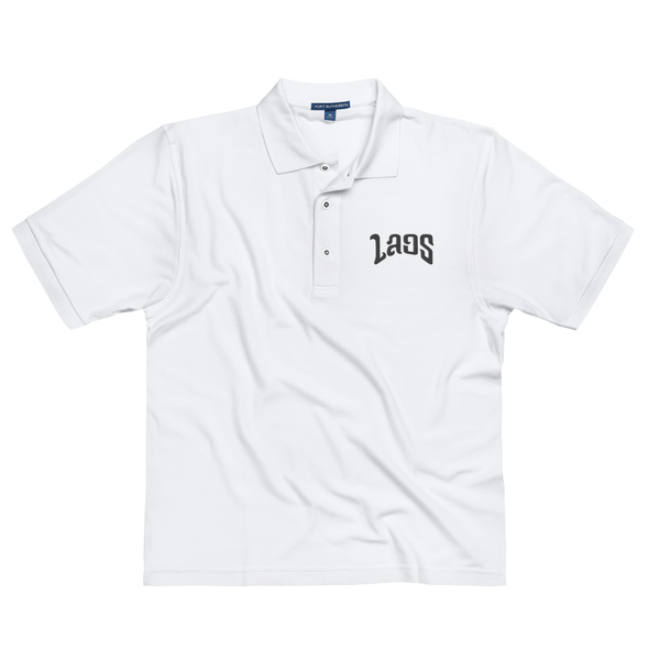 Lao Script Men's Premium Polo Shirt