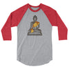 That Luang Buddha 3/4 sleeve raglan shirt