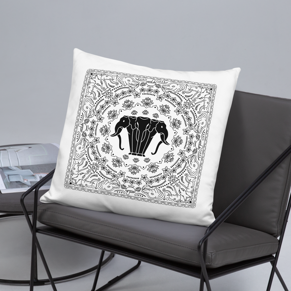 Lotus Paisley Bandana Pillow