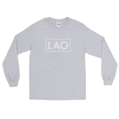 Lao Box Outline Long Sleeve T-Shirt