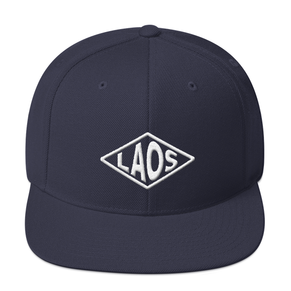 Laos Diamond Snapback Hat